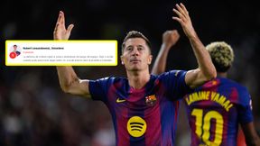 "Niemal nie istniał". "Lewy" z golem, a tu takie głosy z Hiszpanii