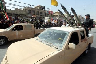 Rebelia w Iraku. Prorządowe bojówki demonstrują siłę