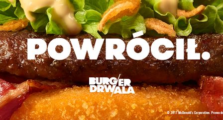 Burger Drwala wraca w McDonald's