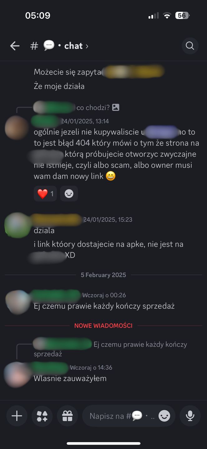 Dyskusja w grupie, gdzie można było zakupić fałszywy "mDowód"
