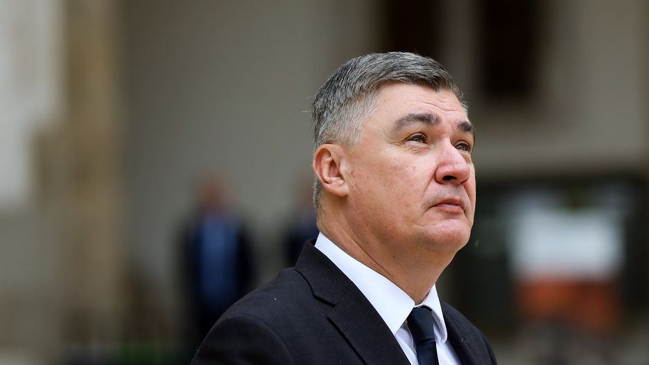 President of Croatia Zoran Milanovic attends the meeting of the presidents of the Arraiolos group at Wawel Castle in Krakow, Poland, on October 11, 2024. Arraiolos is an informal, annual meeting of the group of Presidents of the European Union devoted to the most important European and global issues. It is the largest event in the field of international politics organized this year in Poland. The main topic of this year's meeting is the deepening of transatlantic relations in the era of global challenges and threats. (Photo by Klaudia Radecka/NurPhoto via Getty Images)