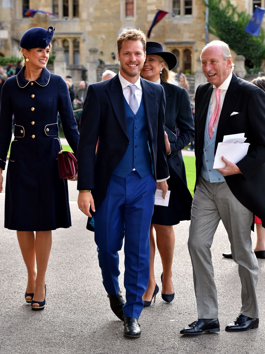 Isabella Anstruther-Gough-Calthorpe i Sam Branson na ślubie księżniczki Eugenii