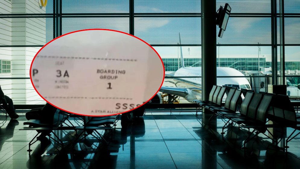 Na karcie pokładowej było charakterystyczne oznaczenie