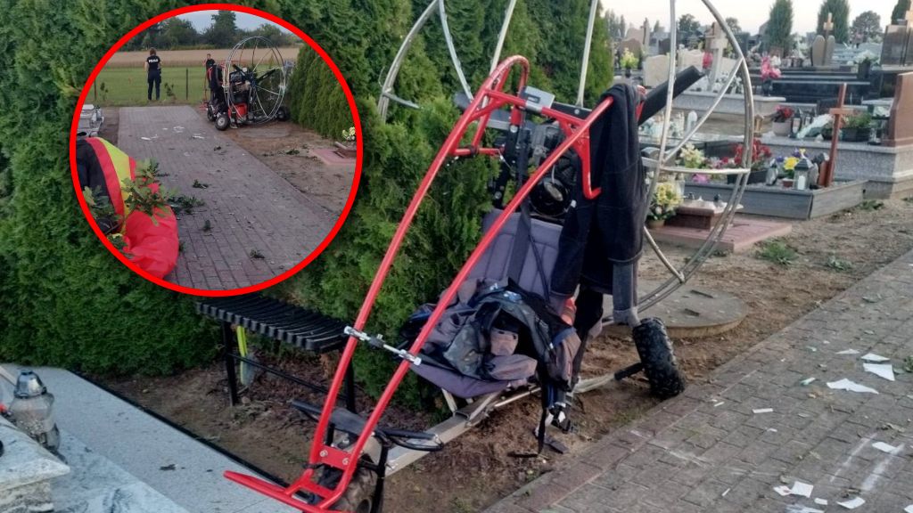 Tragedia w pow. aleksandrowskim. Nie żyje paralotniarz