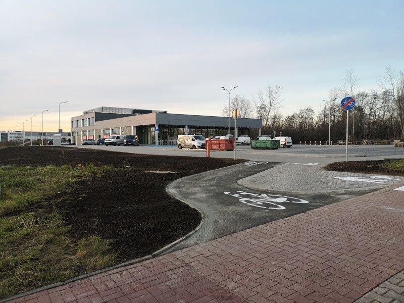 Dobiega końca budowa sklepu Aldi przy al. Spółdzielczości Pracy