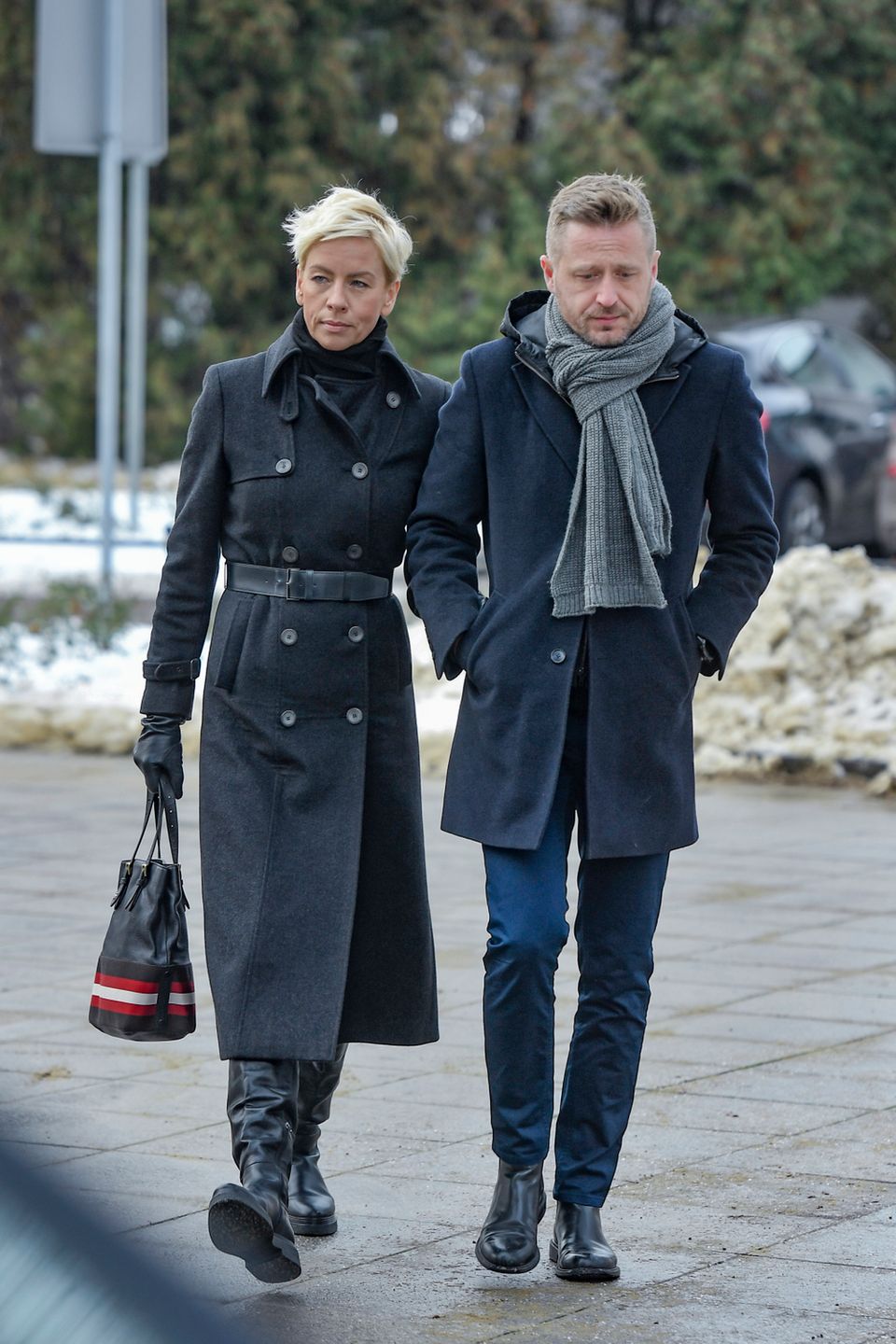 Anita Werner - pogrzeb Mariusza Waltera