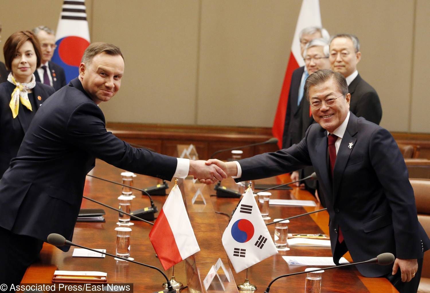 Andrzej Duda i Agata Duda na Igrzyskach Olimpijskich w Korei Południowej