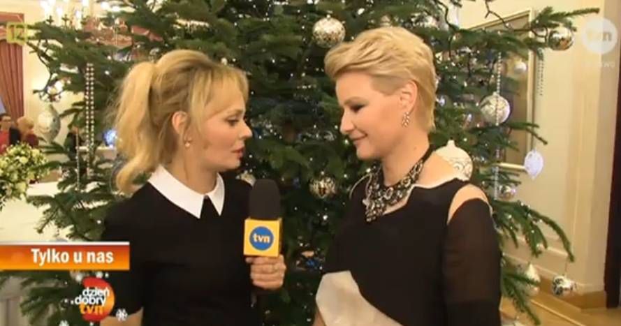 Małgorzata Kożuchowska i Agnieszka Jastrzębska

Fotografia: screen z dziendobry.tvn.pl
