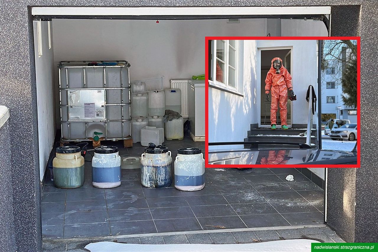 Dom zaadaptowany na laboratorium. Zatrzymano dwóch Ukraińców