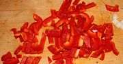 Mrożona krojona słodka czerwona papryka