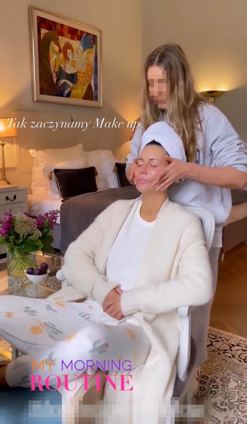 Małgorzata Rozenek na planie "Projektu Lady"