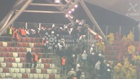 Zamieszki na meczu Legia - Jagiellonia