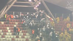 Zamieszki na meczu Legia - Jagiellonia