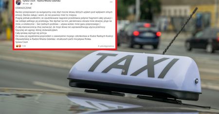 Gdańska radna nagrana w taksówce. "Bardzo przepraszam"