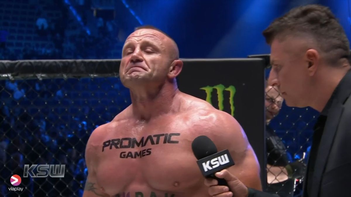 Mariusz Pudzianowski nie krył wzruszenia po wygranej z Michałem Materlą