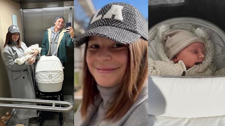 Paulina Rzeźniczak wozi córeczkę w wózku za 5 tysięcy złotych