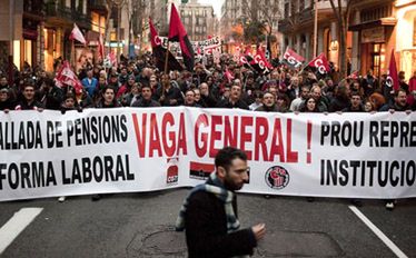 Kryzys w Hiszpanii. Białe kitle na ulicach