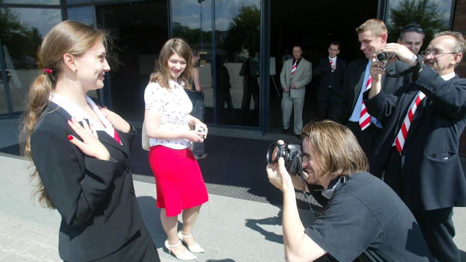 Ewa Bartosiewicz, wówczas członkini Samoobrony, 17.07.2004 r.