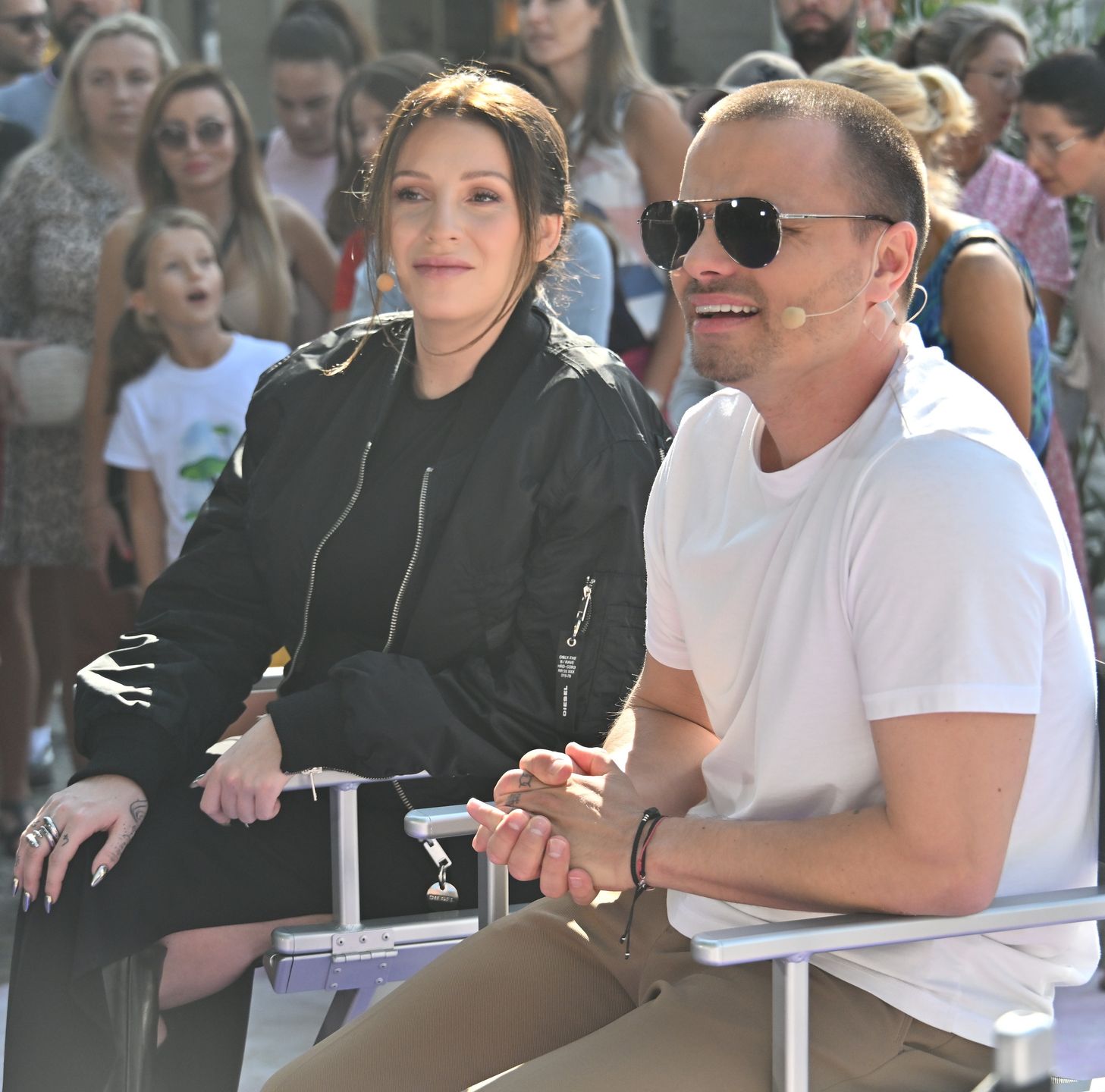 Marcin Hakiel i Dominika przed "Dzień Dobry TVN"