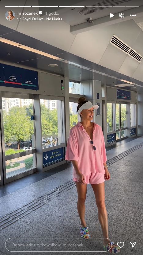 Małgorzata Rozenek i Radosław Majdan polecieli do Dubaju. Spotkali się z Agnieszką Włodarczyk