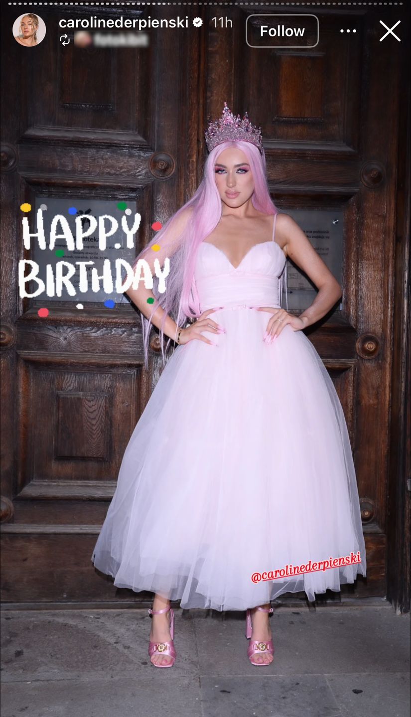 23. urodziny Caroline Derpienski