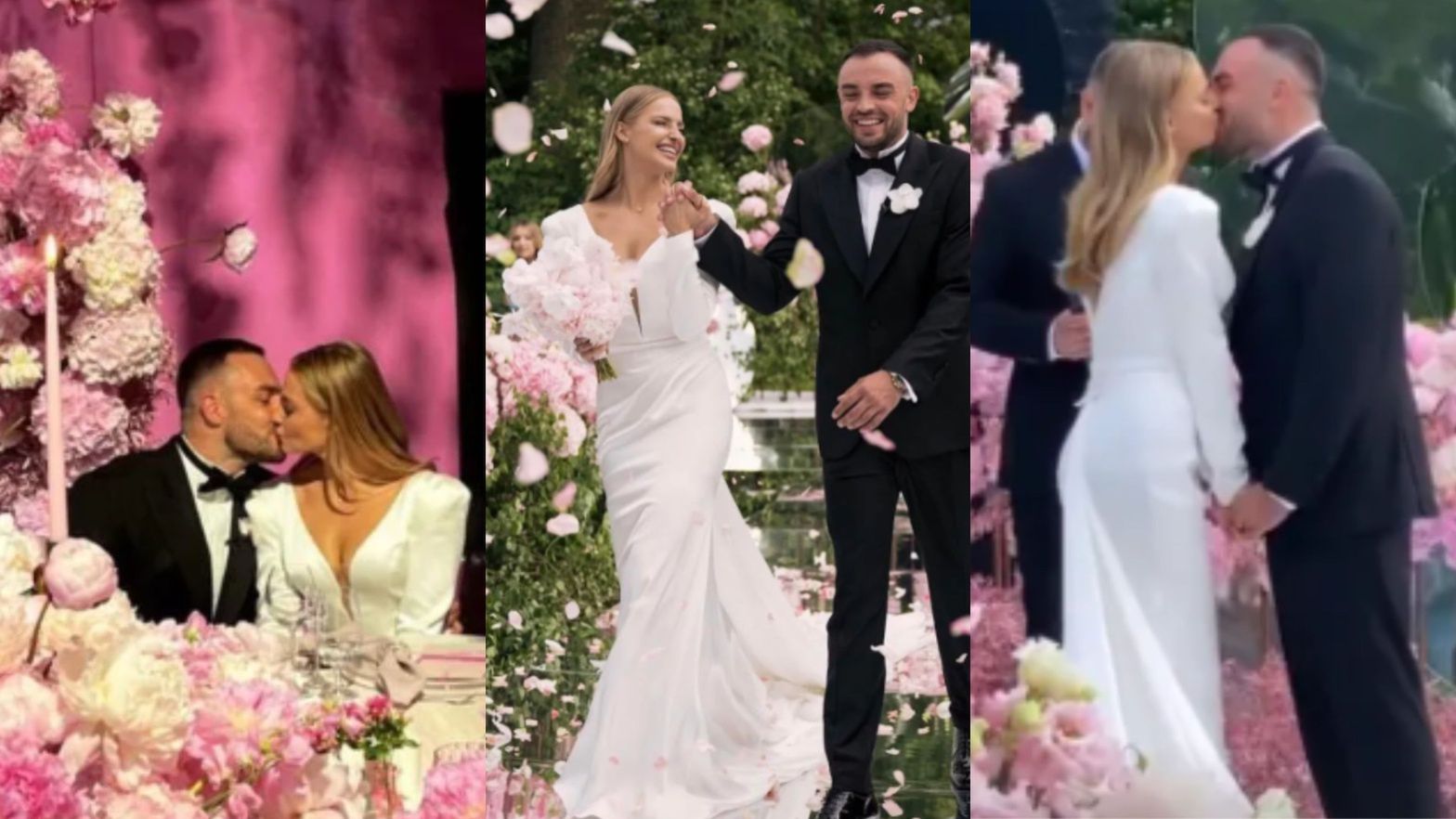 Tak wyglądał ślub Pisarek i Salli