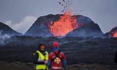 Erupcja wulkanu na Islandii. Do sieci trafiły nagrania