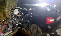 Z impetem wjechał w drzewo. Nie żyje 32-latek