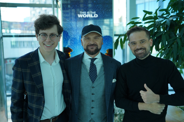 Od lewej: Michał Wyrębkowski, Rafał Brzoska, Maciej Kawecki