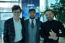Od lewej: Michał Wyrębkowski, Rafał Brzoska, Maciej Kawecki