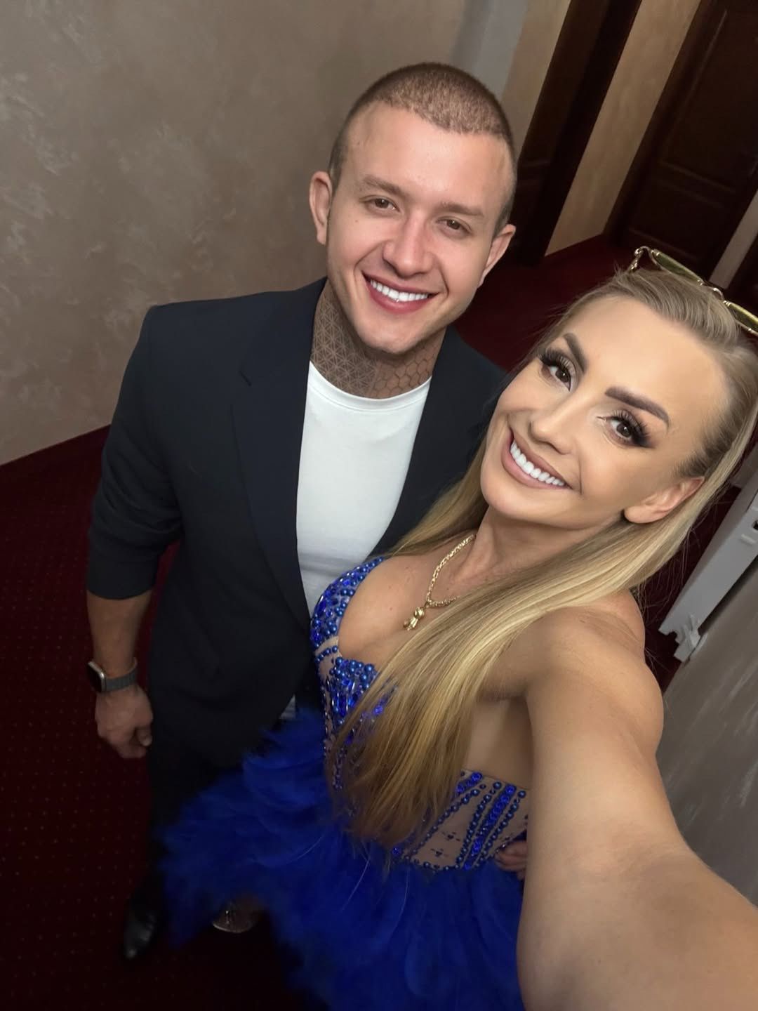 Dawid Narożny z żoną
