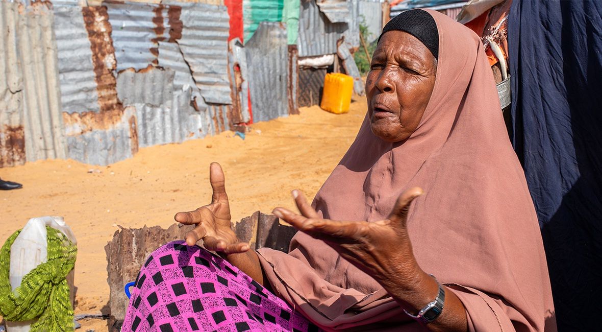 - Nie mamy co jeść - mówi Salaado, która mieszka w obozie dla uchodźców pod Mogadiszu