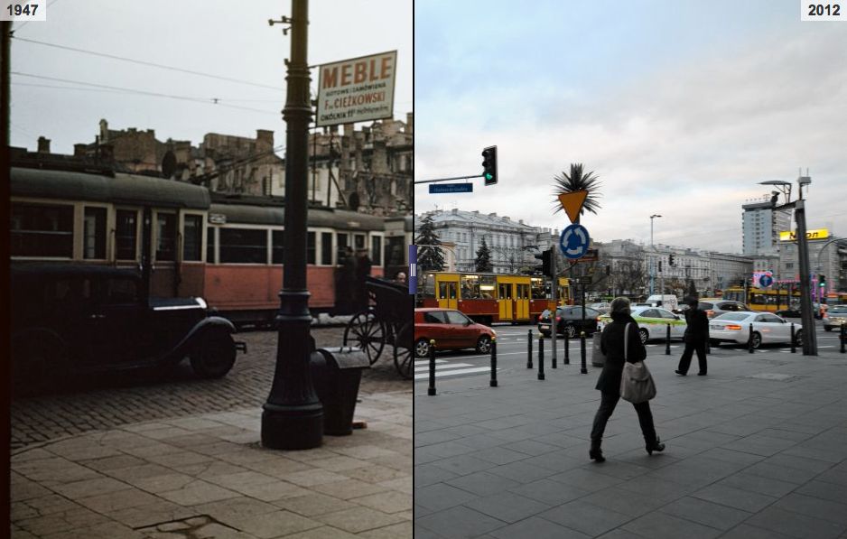 Kiedyś i dziś na jednym zdjęciu, czyli wehikuł czasu fotografów 8