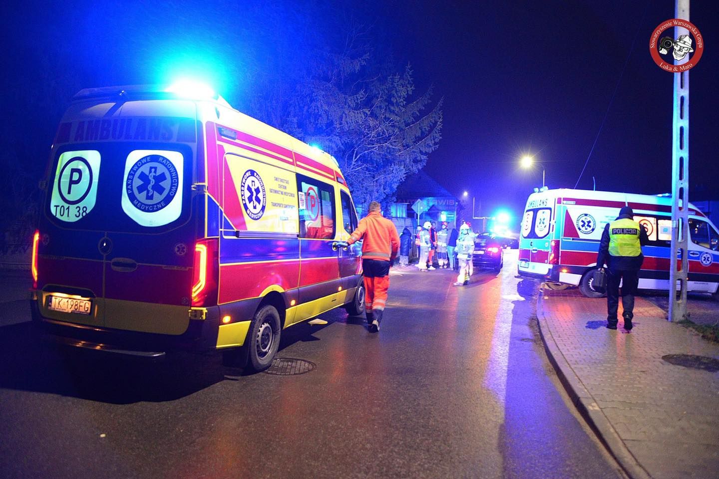 Zdjęcie z miejsca zdarzenia