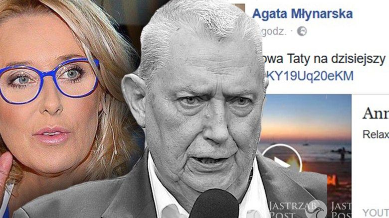 Agata Młynarska żegna ojca na Facebooku