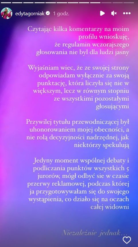 Edyta Górniak odpowiada na oskarżenia o manipulacje