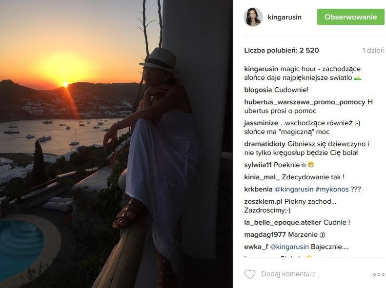 Kinga Rusin spędza wakacje w Grecji