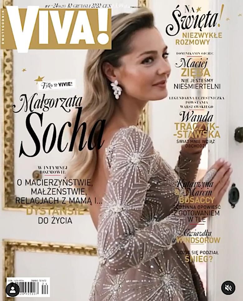 Małgorzata Socha na okładce Vivy!