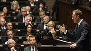 Donald Tusk przemawia w Sejmie
