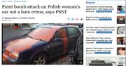 Samochód Polki oblany farbą. Rasistowski atak w Irlandii?