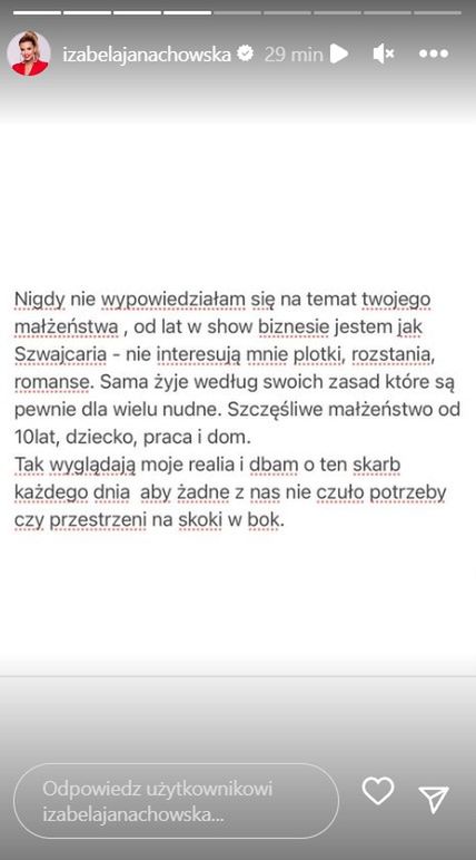 Paulina Smaszcz odpowiada Kasi Cichopek