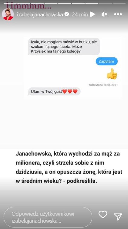 Paulina Smaszcz odpowiada Kasi Cichopek