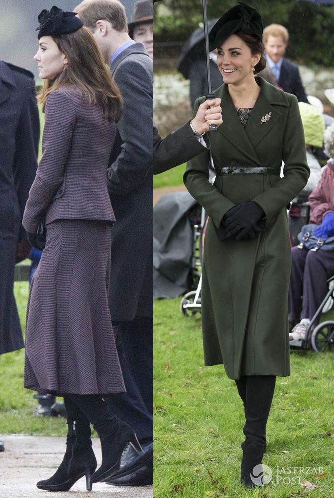 Dwie świąteczne stylizacje księżnej Kate (fot. East News)