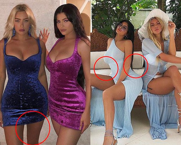 Kylie Jenner przyłapana na KOLEJNEJ przeróbce zdjęcia. "Jak zwykle PRZEDOBRZYŁAŚ"