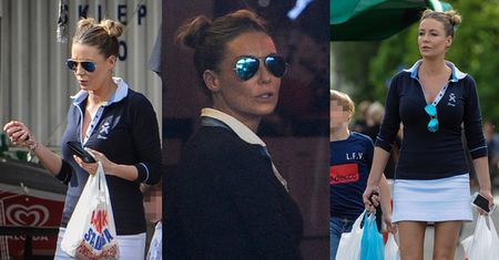 Małgorzata Rozenek robi zakupy na bazarku (ZDJĘCIA)