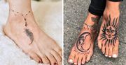 15 kobiecych tatuaży na stopie i wokół kostki, które mówią, że małe znaczy bardzo wiele