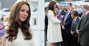 Kate Middleton w płaszczu z sieciówki [zdjęcia]