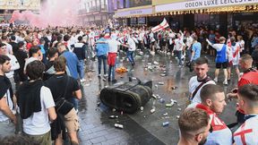 Ogromny chaos przed finałem Euro 2020. Ulice Londynu wyglądają jak pobojowisko (wideo)