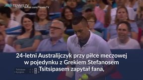 #dziejesiewsporcie: Kyrgios zaskoczył podczas meczu