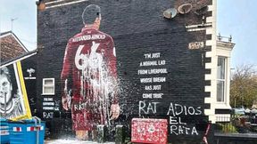 Nocny incydent w Liverpoolu. Chuligani zniszczyli mural wychowanka